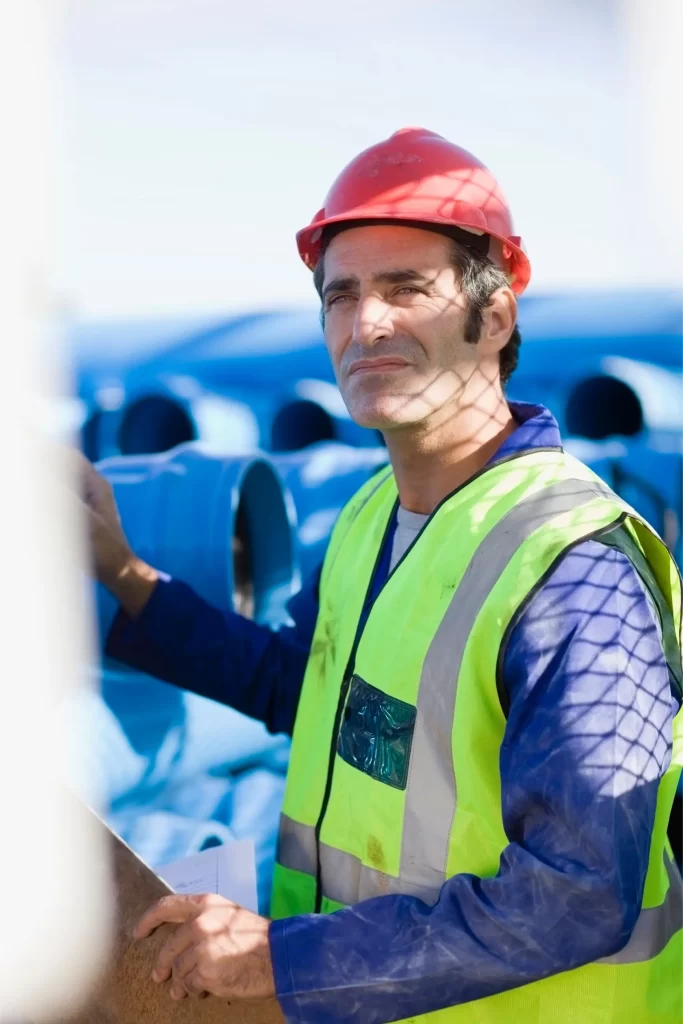 savoia autospurghi lavoratore in tuta da lavoro